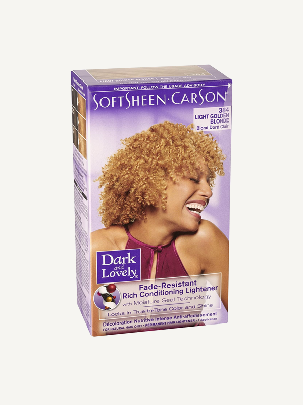 Dark and Lovely – Fade Resist Permanent Hair Color #384 Light Golden Blonde