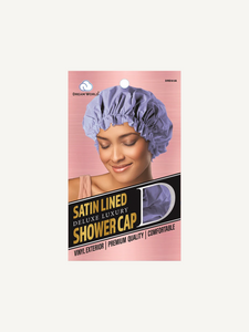 Dream World – Deluxe Luxury Satin Lined Shower Cap